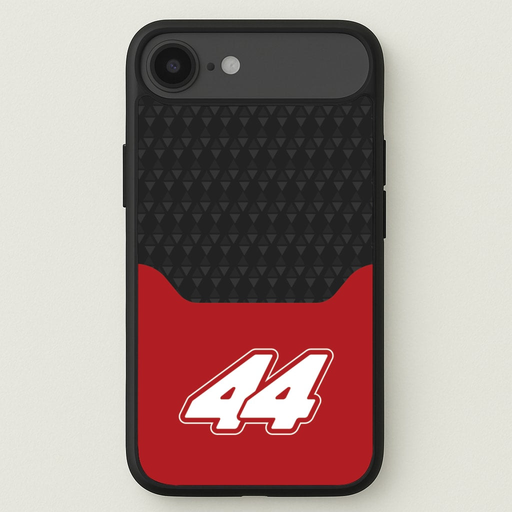 Red And Gray 44 Phone Case for iPhone 17 Air