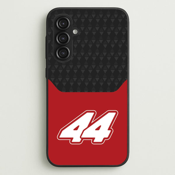 Red And Gray 44 - F1 Phone Case for Galaxy S23FE