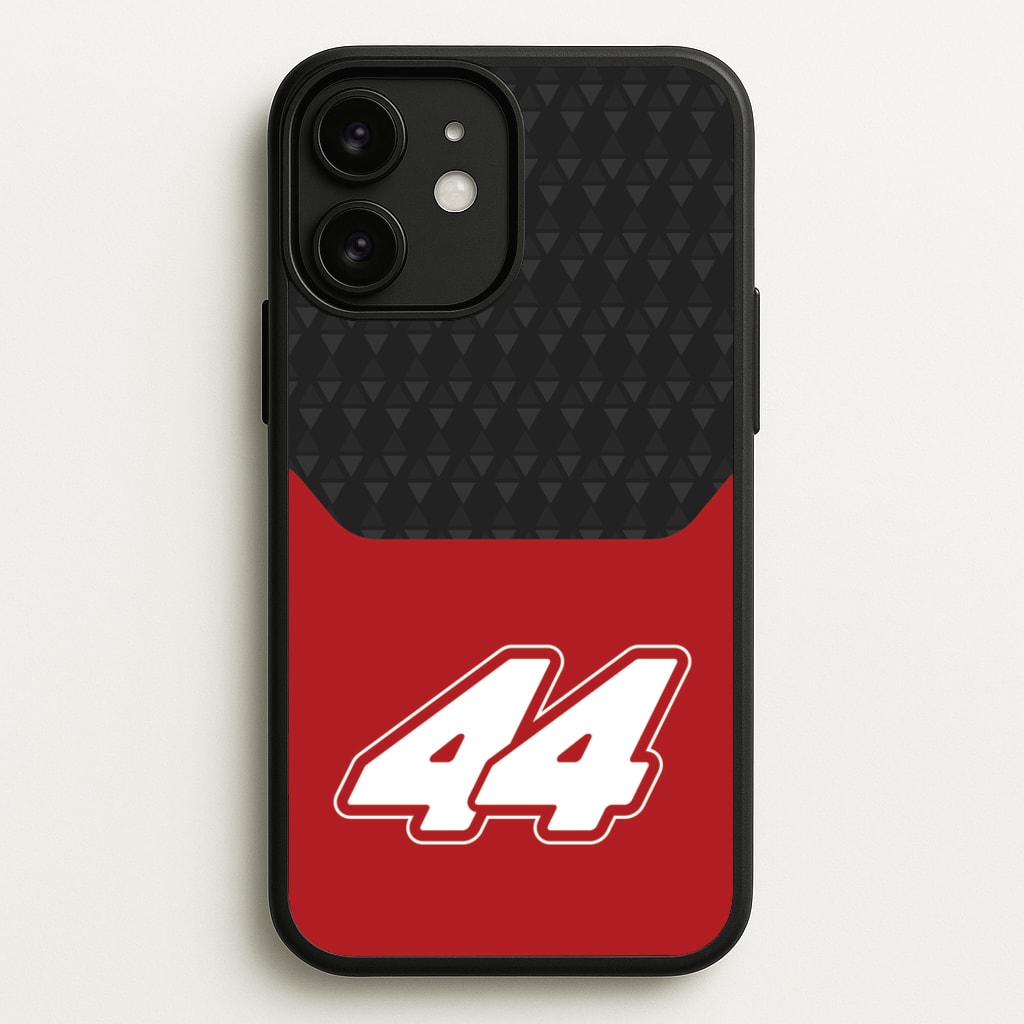 Red And Gray 44 - F1 Phone Case for iPhone 11