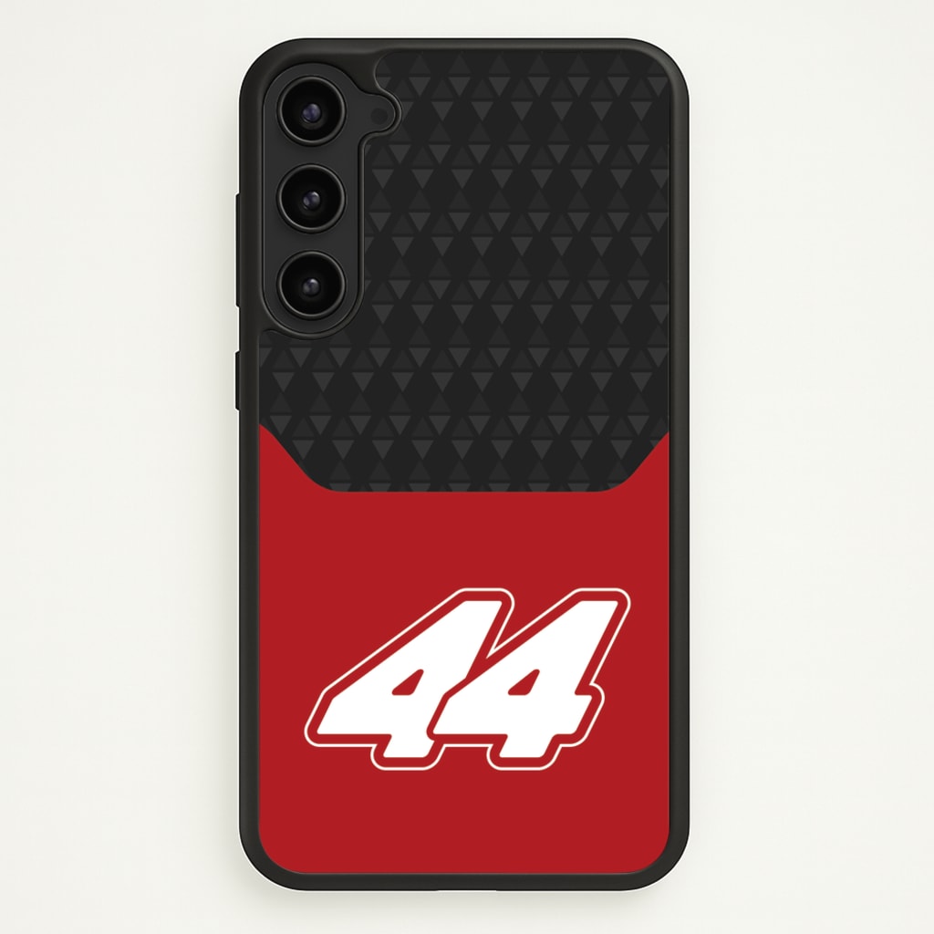 Red And Gray 44 - F1 Phone Case for Galaxy S23