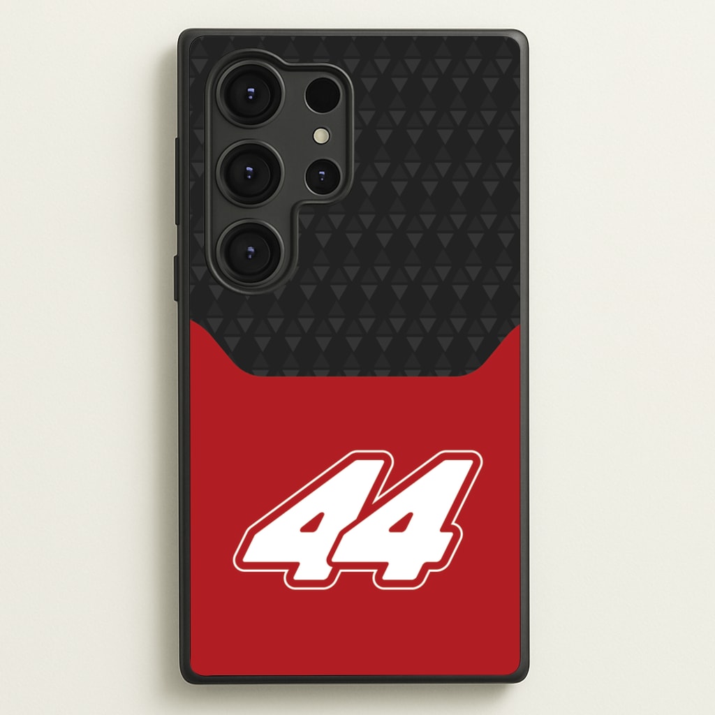 Red And Gray 44 - F1 Phone Case for Galaxy S25 Ultra