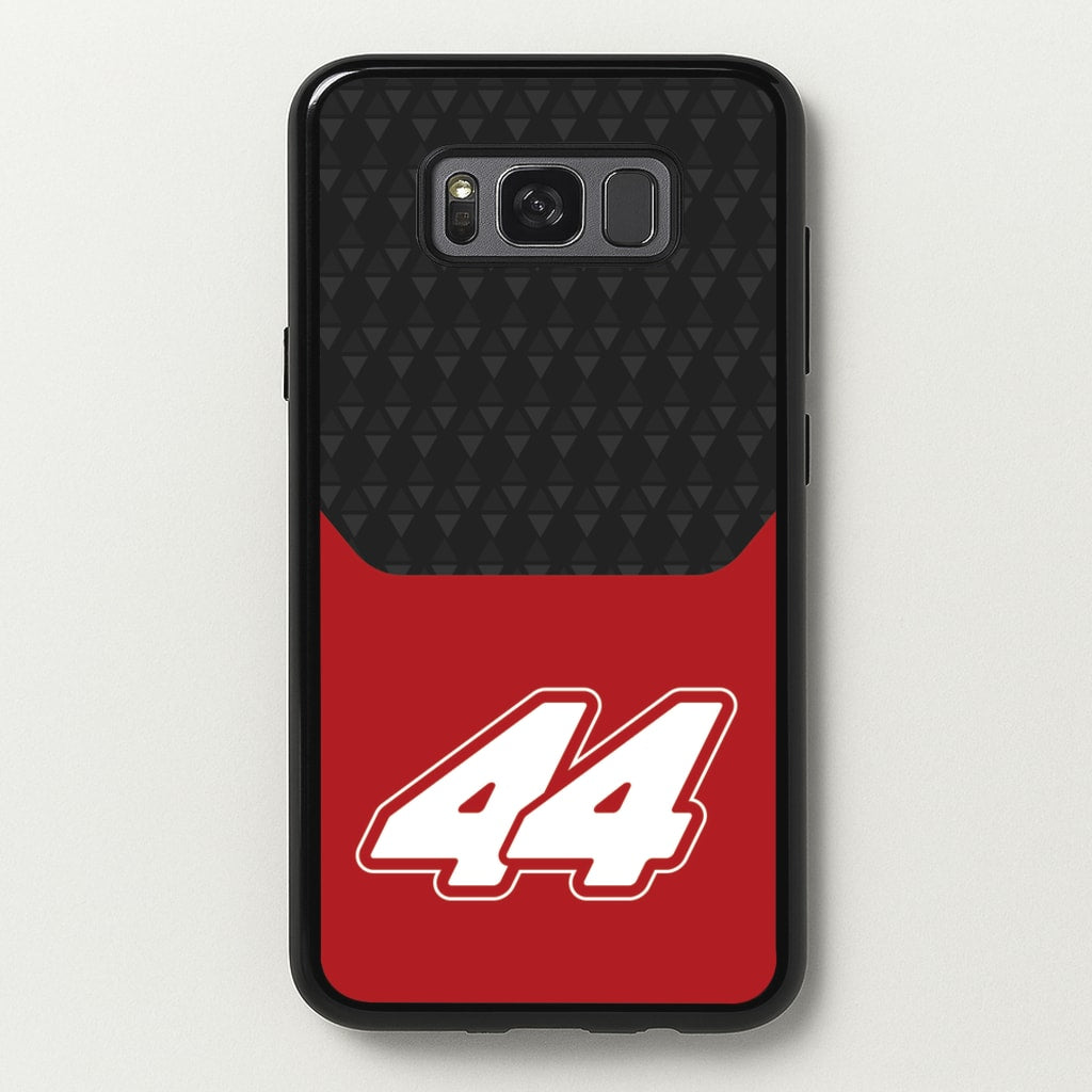 Red And Gray 44 - F1 Phone Case for Galaxy S8