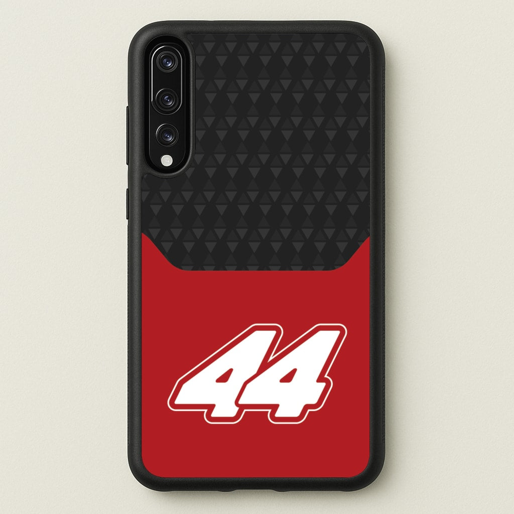 Red And Gray 44 - F1 Phone Case for Huawei P20 Pro
