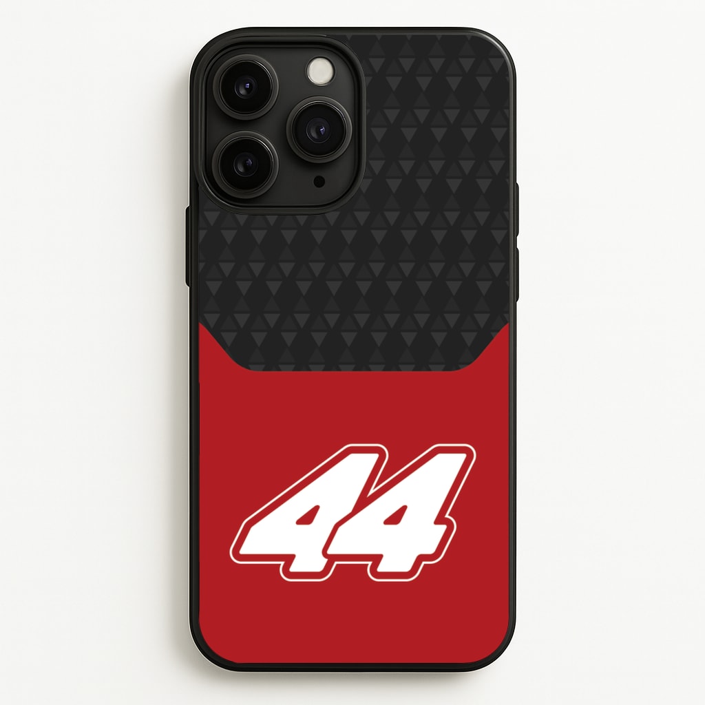 Red And Gray 44 - F1 Phone Case for iPhone 11 Pro