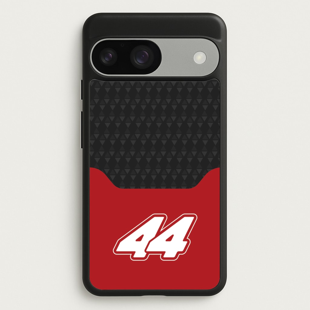 Red And Gray 44 - F1 Phone Case for Google Pixel 9 / 9 Pro