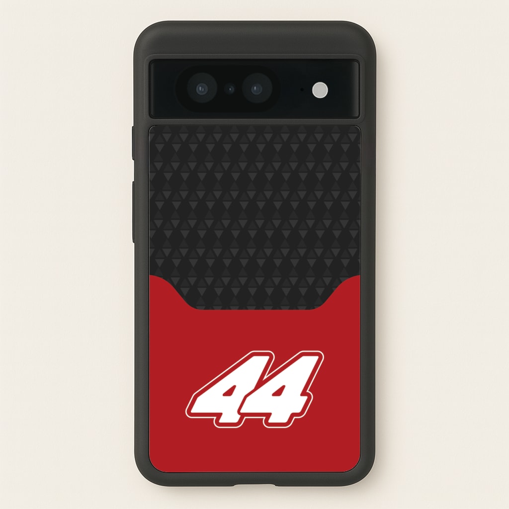Red And Gray 44 - F1 Phone Case for Google Pixel 8