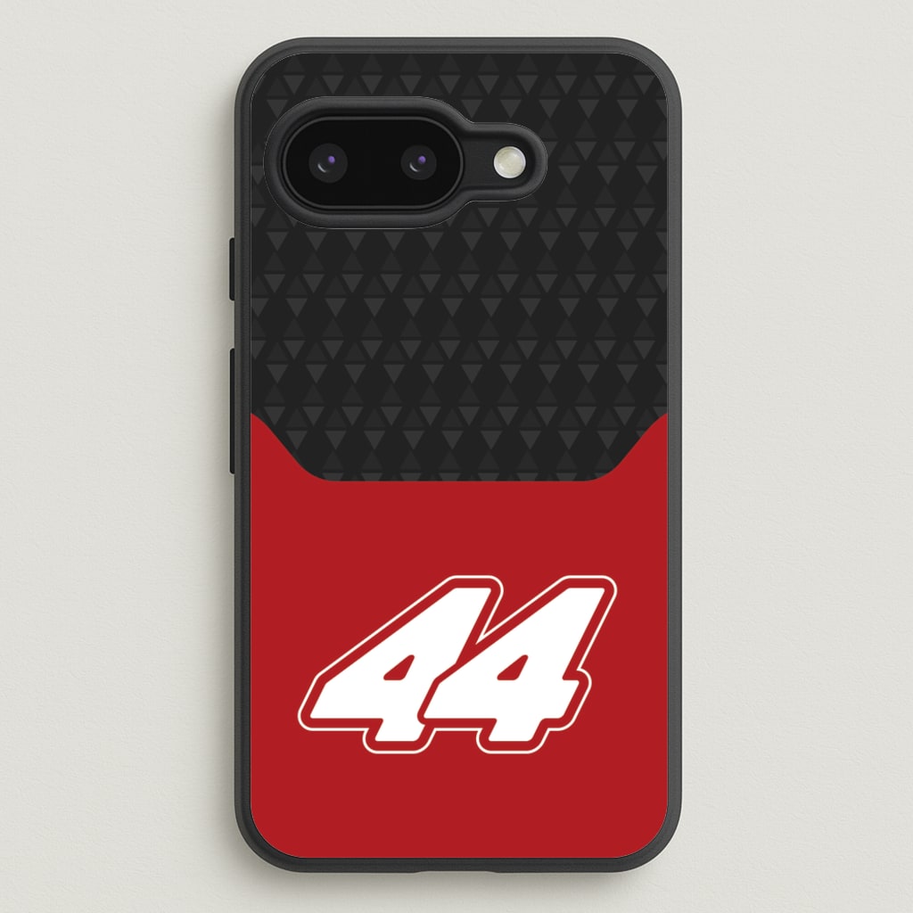 Red And Gray 44 - F1 Phone Case for Google Pixel 9a