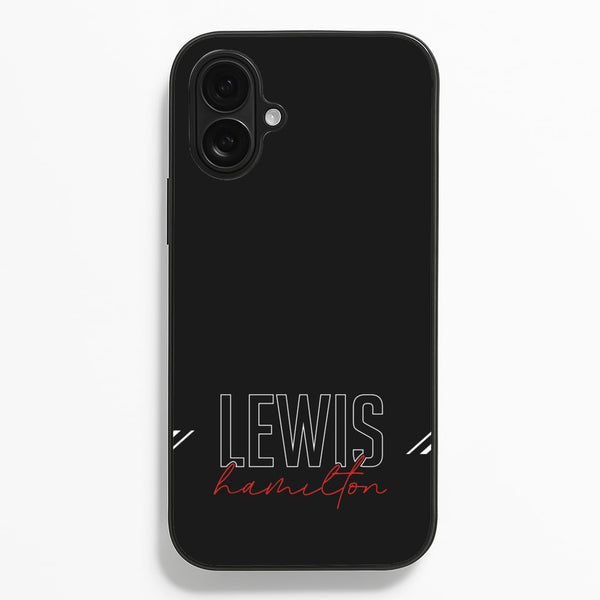 Racer Stripes Hamilton - F1 Phone Case for iPhone 16 Plus