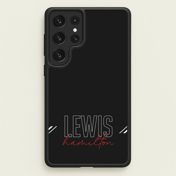 Racer Stripes Hamilton - F1 Phone Case for Galaxy S23 Ultra