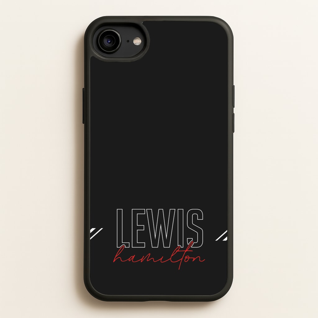 Racer Stripes Hamilton - F1 Phone Case for iPhone 6 / 7 / 8 / SE