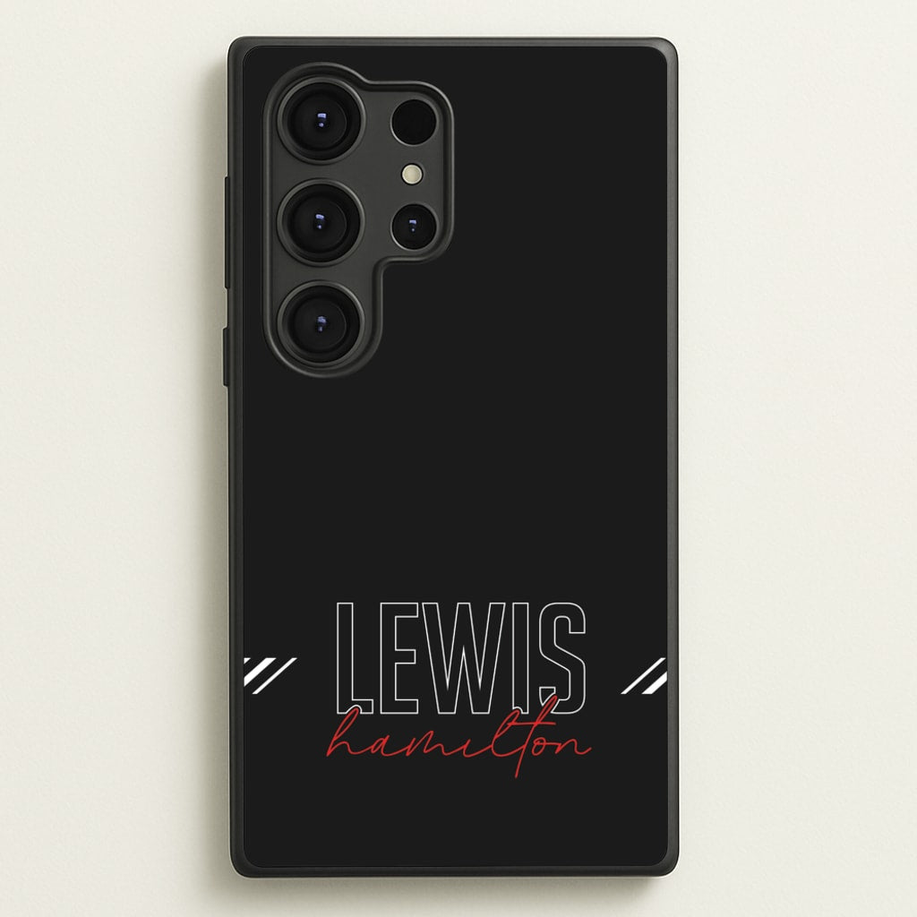 Racer Stripes Hamilton - F1 Phone Case for Galaxy S25 Ultra