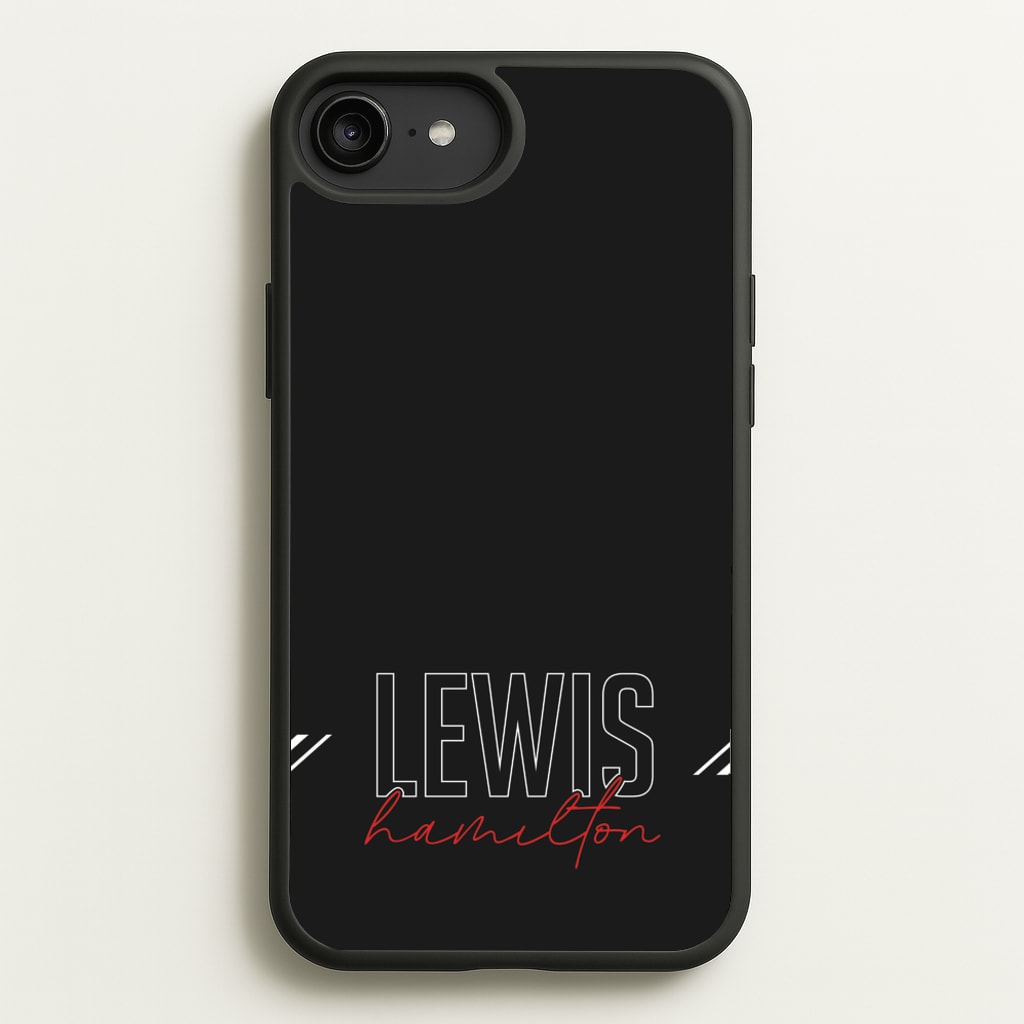 Racer Stripes Hamilton - F1 Phone Case for iPhone 6 Plus / 7 Plus / 8 Plus