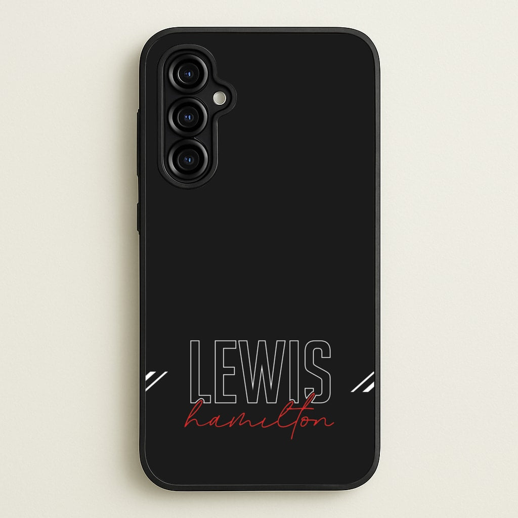 Racer Stripes Hamilton - F1 Phone Case for Galaxy A54