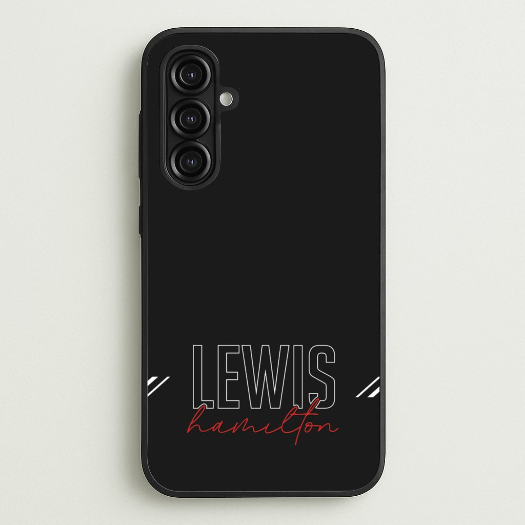 Racer Stripes Hamilton - F1 Phone Case for Galaxy A16