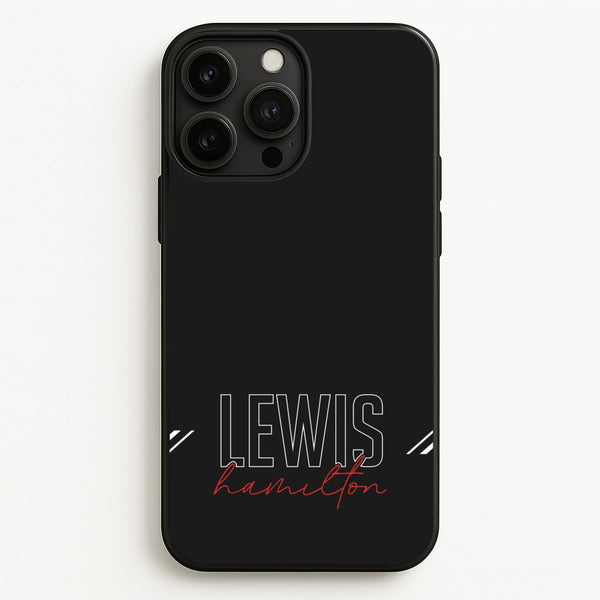 Racer Stripes Hamilton - F1 Phone Case for iPhone 13 Pro Max