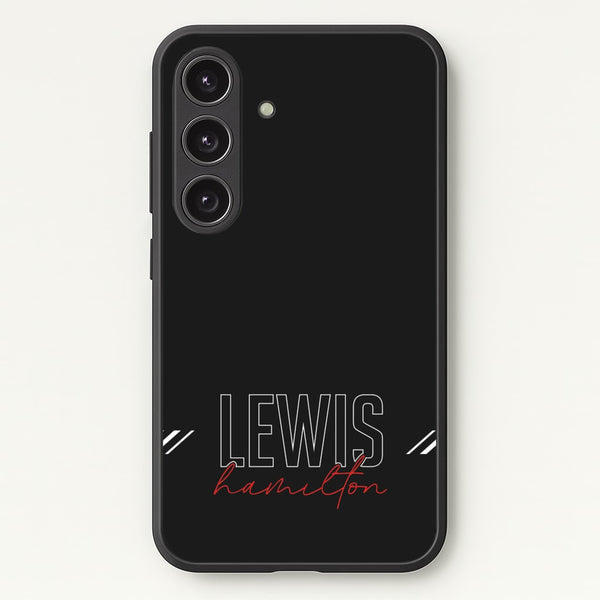 Racer Stripes Hamilton - F1 Phone Case for Galaxy S24