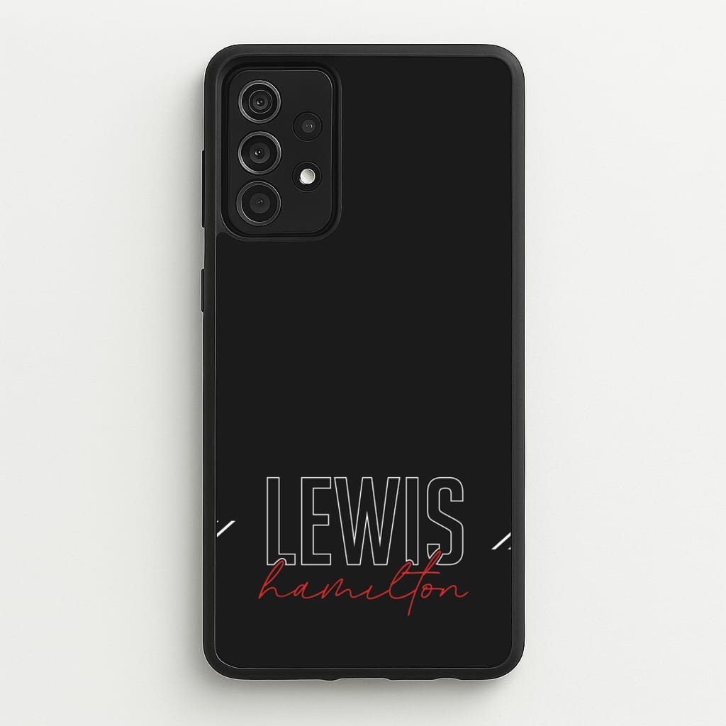 Racer Stripes Hamilton - F1 Phone Case for Galaxy A52 / A52s