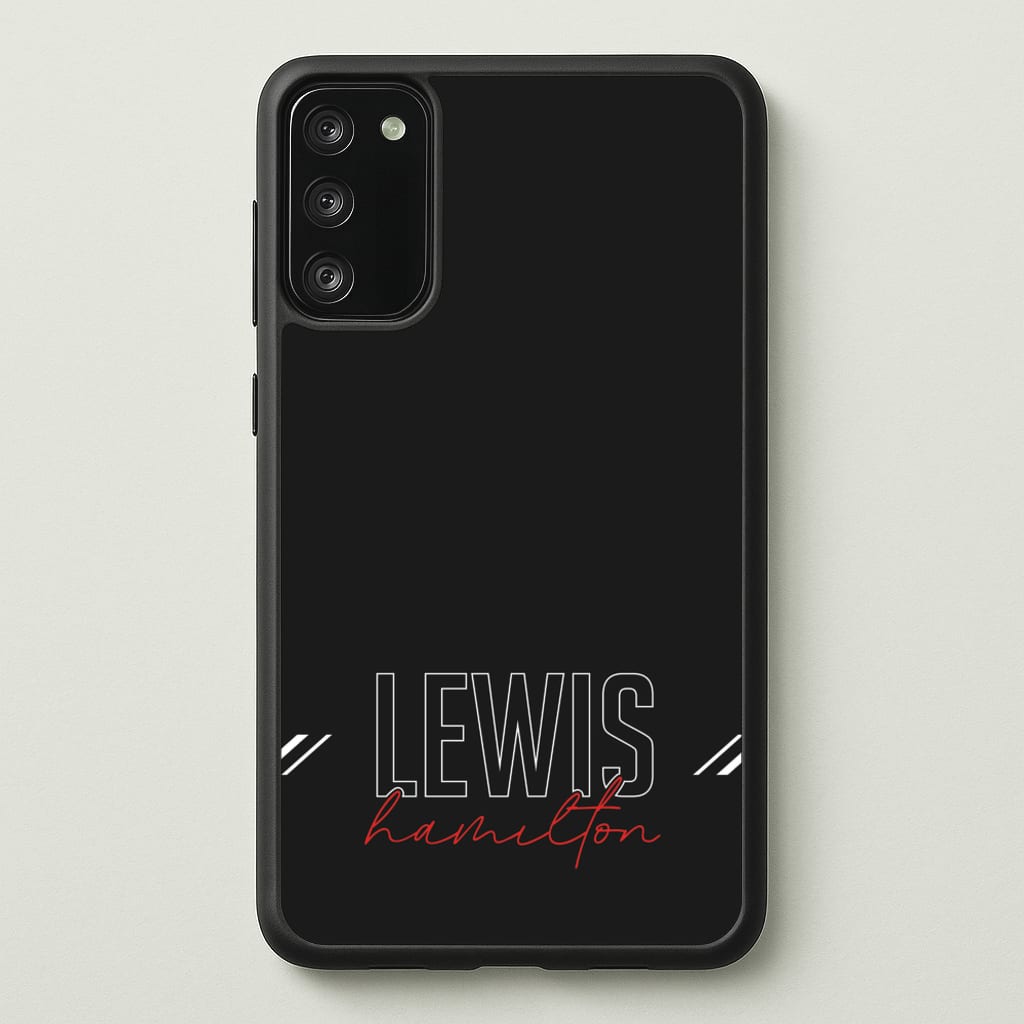 Racer Stripes Hamilton - F1 Phone Case for Galaxy S20