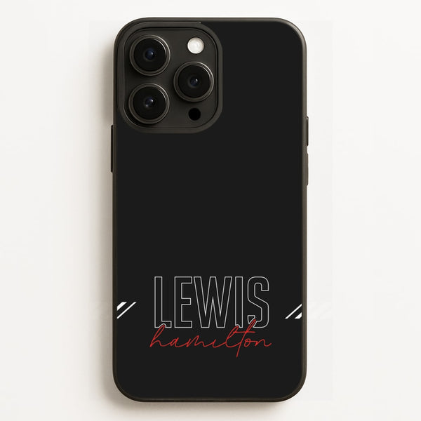 Racer Stripes Hamilton - F1 Phone Case for iPhone 12 Pro Max