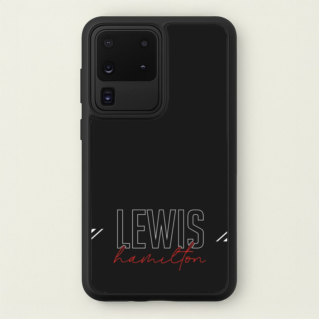 Racer Stripes Hamilton - F1 Phone Case for Galaxy S20 Ultra