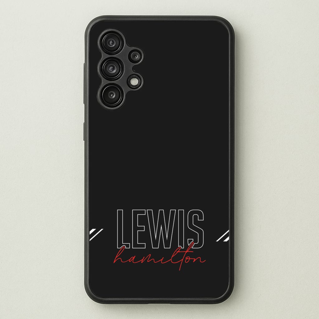 Racer Stripes Hamilton - F1 Phone Case for Galaxy A13
