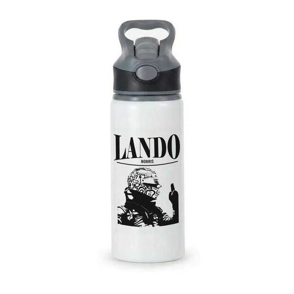 Lando Black And Green Active Water Bottle - Black