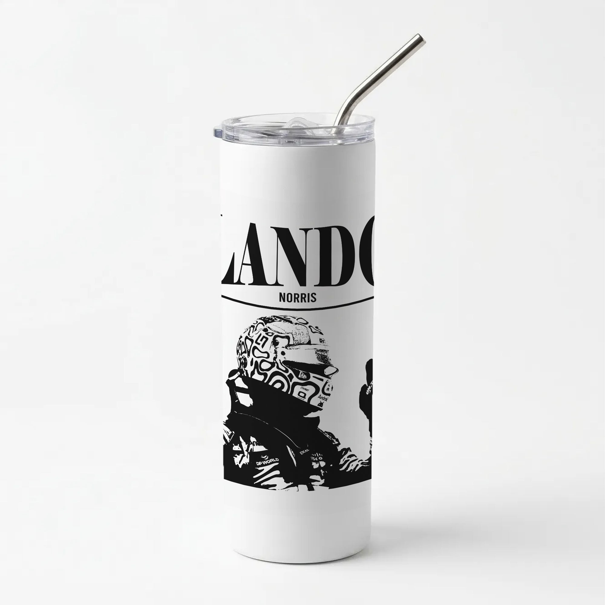 Lando Black And Green Skinny Tumbler