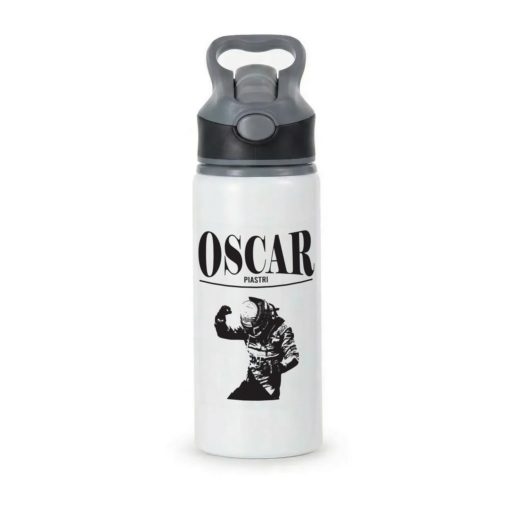 Oscar Orange And Black Active Water Bottle - Black