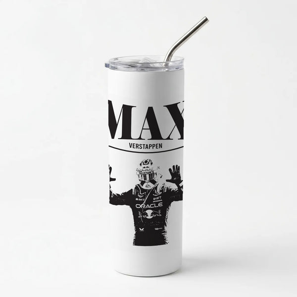 Max Blue And Red Skinny Tumbler