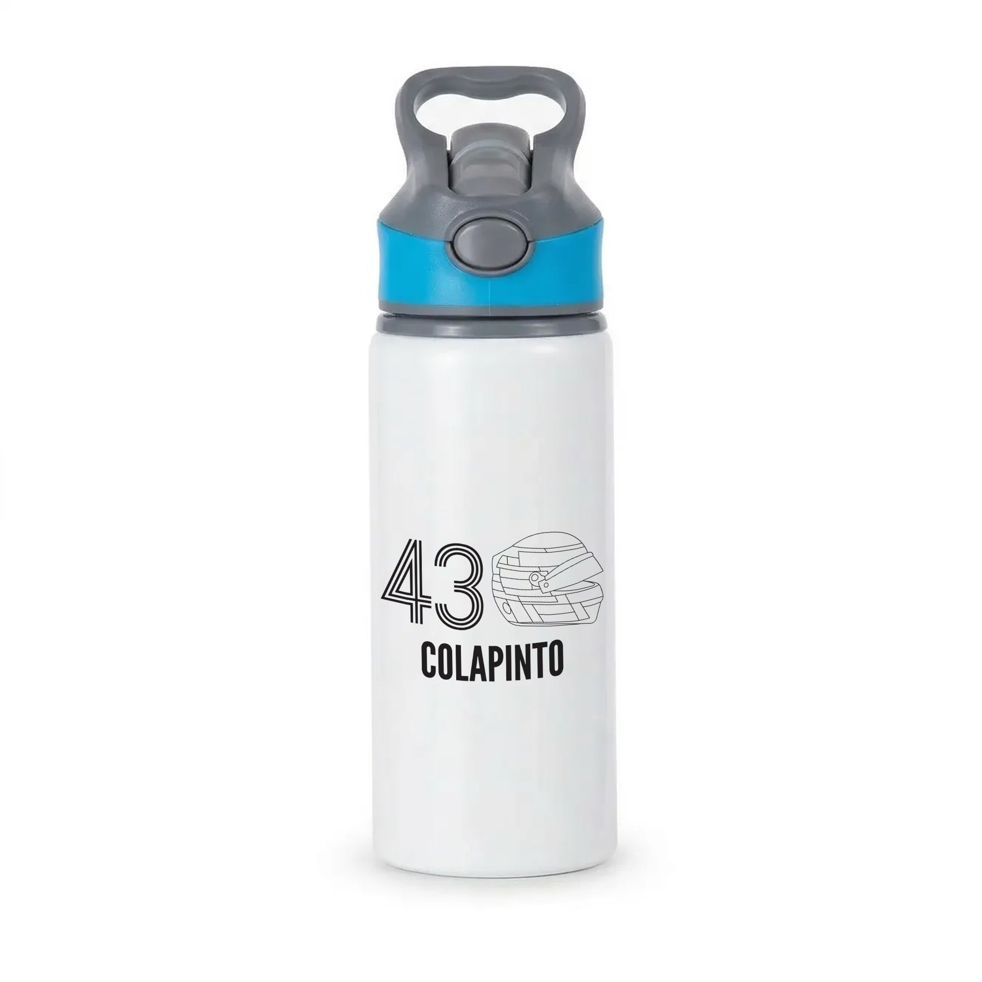 Colapinto Helmet 2026 Active Water Bottle - Blue