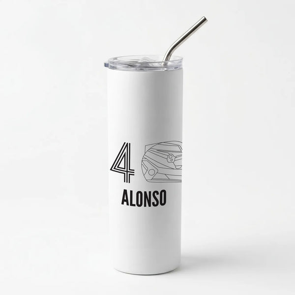 Alonso Helmet 2026 Skinny Tumbler
