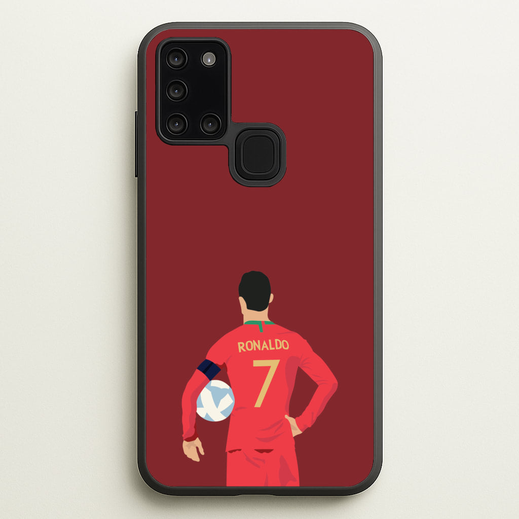 Ronaldo - Football - Football Phone Case for Galaxy A21s