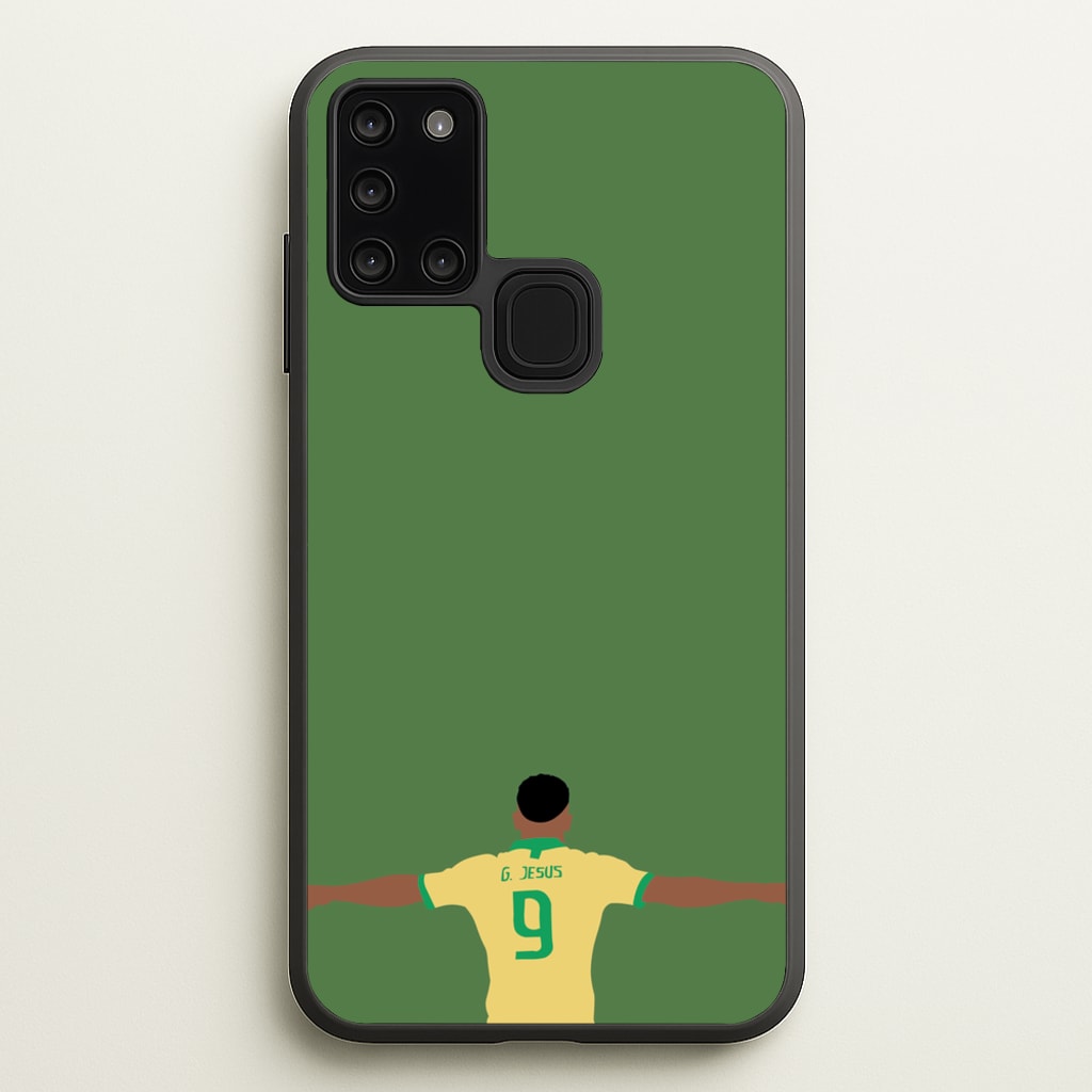 Jesus - Football - Football Phone Case for Galaxy A21s