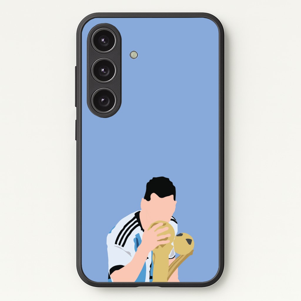 GOAT - Messi - Football Phone Case for Galaxy S24