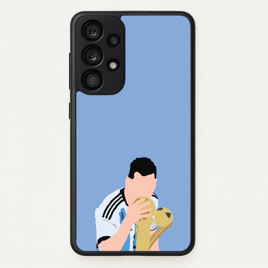 GOAT - Messi - Football Phone Case for Galaxy A53