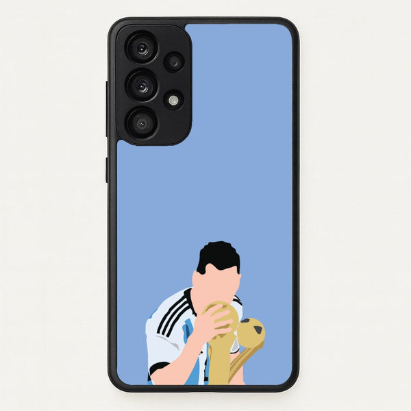 GOAT - Messi - Football Phone Case for Galaxy A53