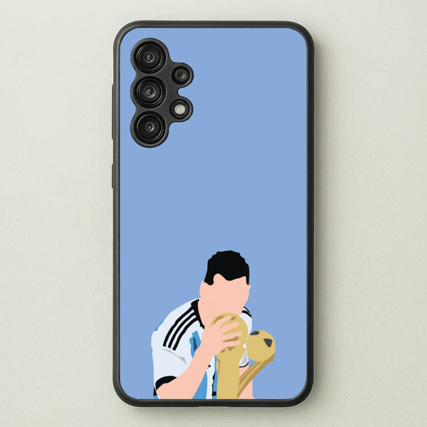 GOAT - Messi - Football Phone Case for Galaxy A13