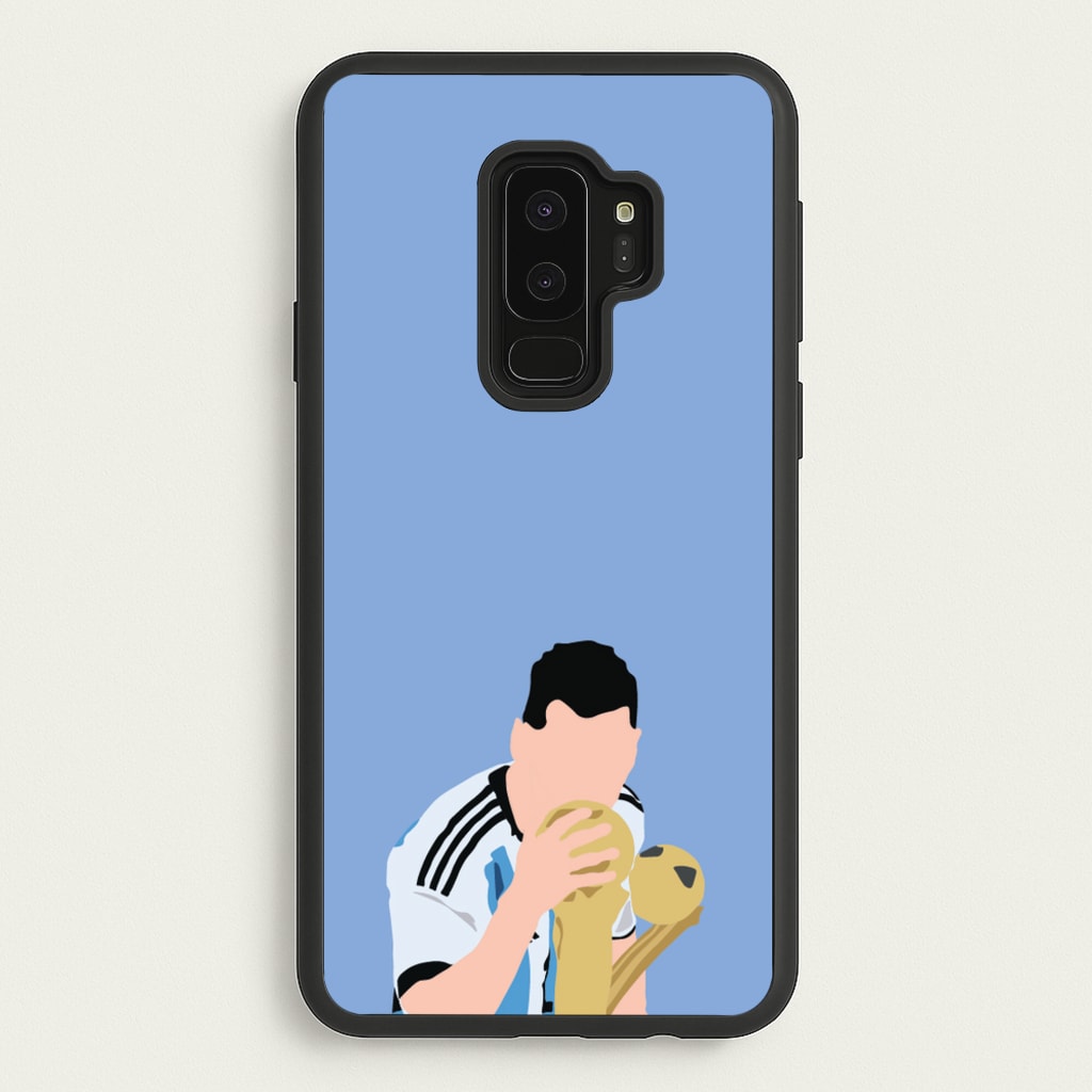 GOAT - Messi - Football Phone Case for Galaxy S9 Plus