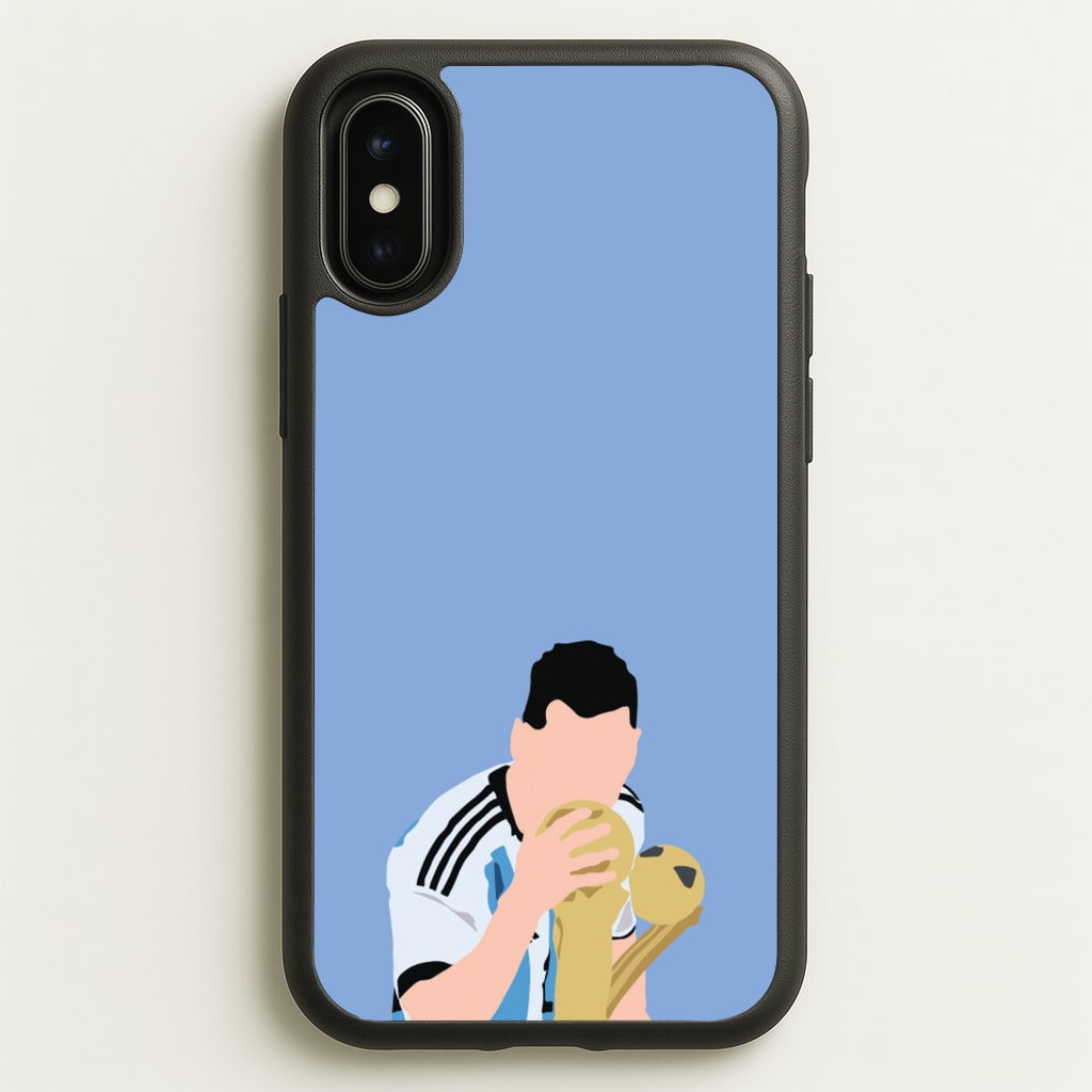 GOAT - Messi - Football Phone Case for iPhone X / XS
