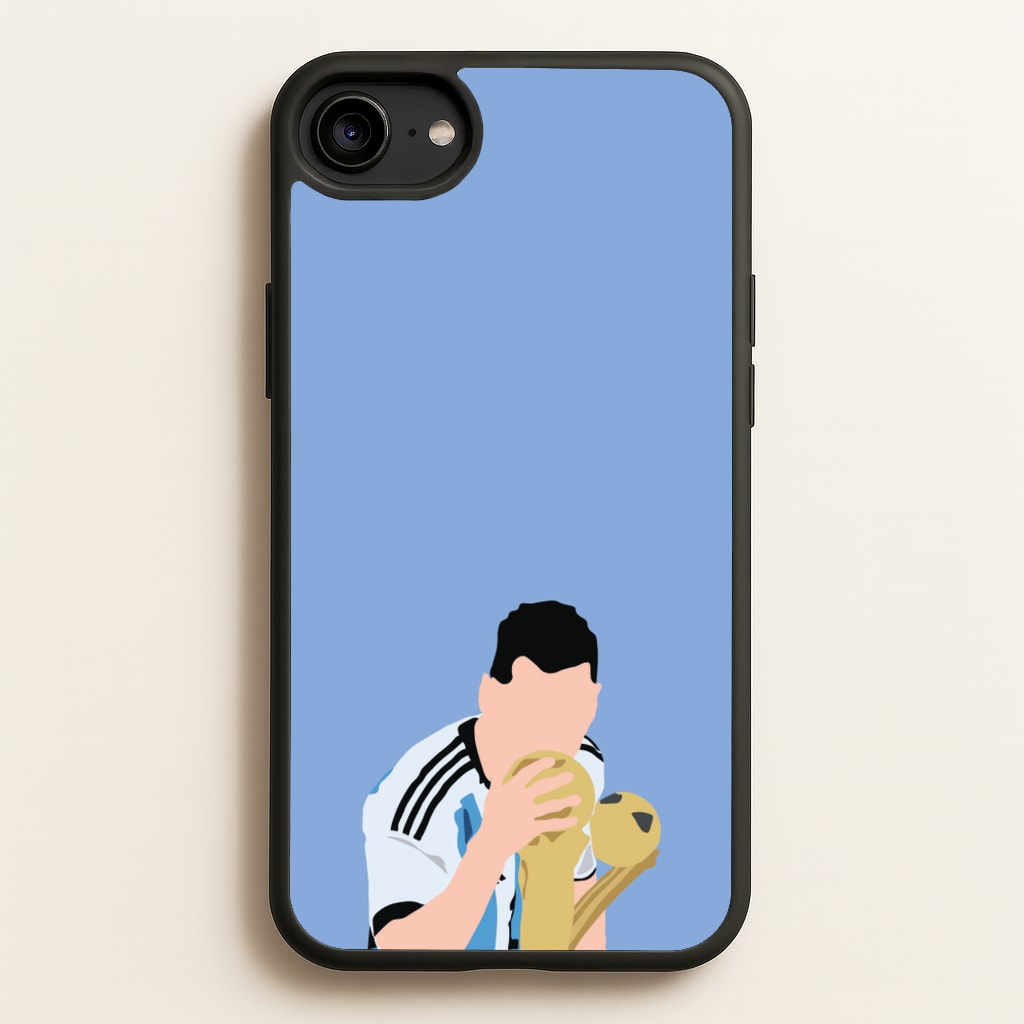 GOAT - Messi - Football Phone Case for iPhone 6 / 7 / 8 / SE