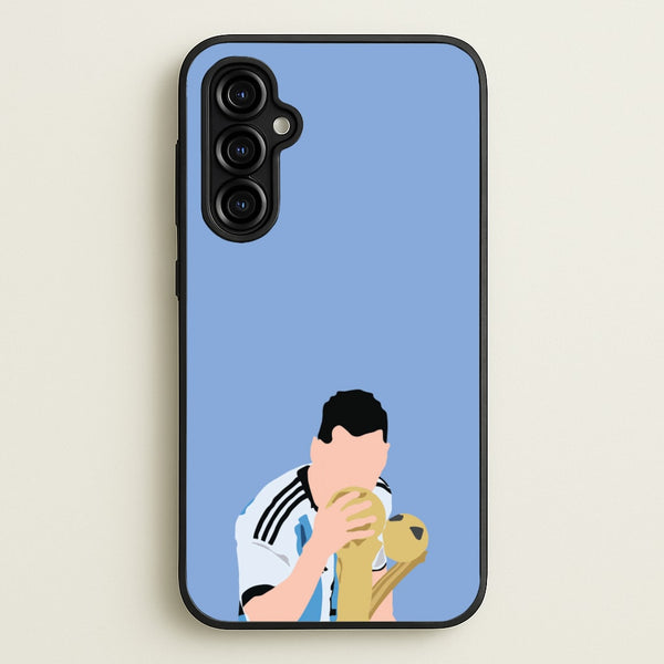 GOAT - Messi - Football Phone Case for Galaxy A54
