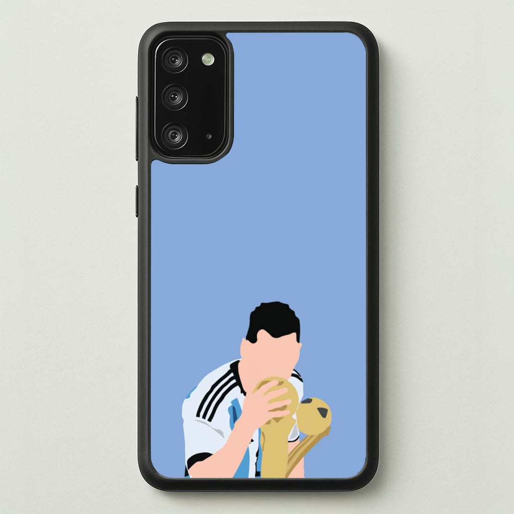 GOAT - Messi - Football Phone Case for Galaxy Note 20