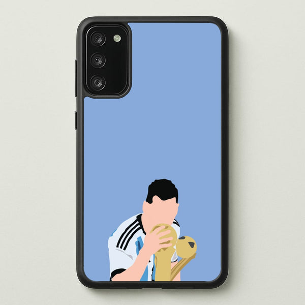 GOAT - Messi - Football Phone Case for Galaxy S20