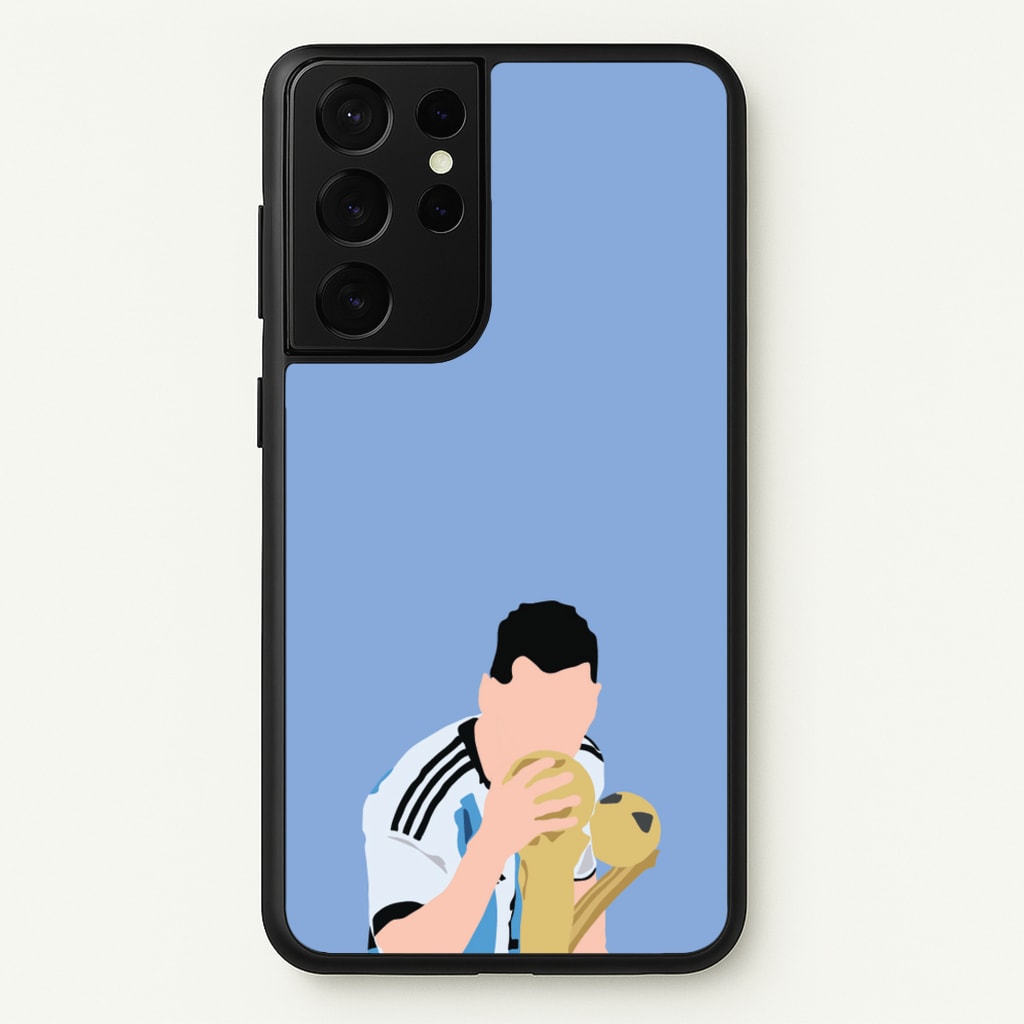 GOAT - Messi - Football Phone Case for Galaxy S21 Ultra