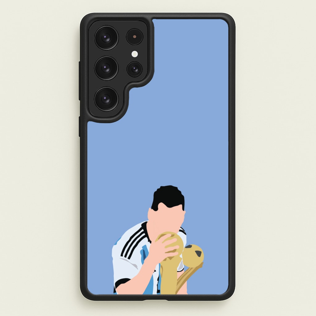 GOAT - Messi - Football Phone Case for Galaxy S22 Ultra
