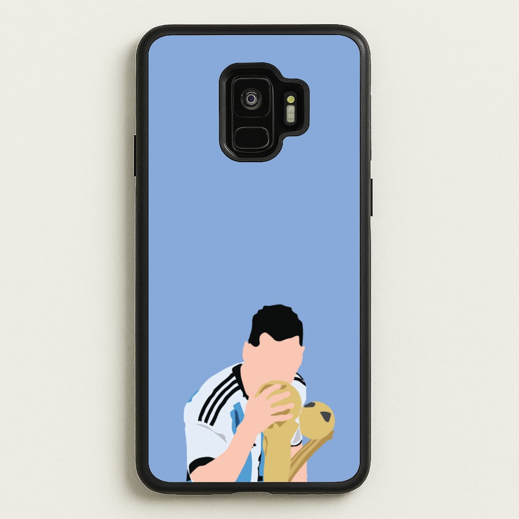 GOAT - Messi - Football Phone Case for Galaxy S9