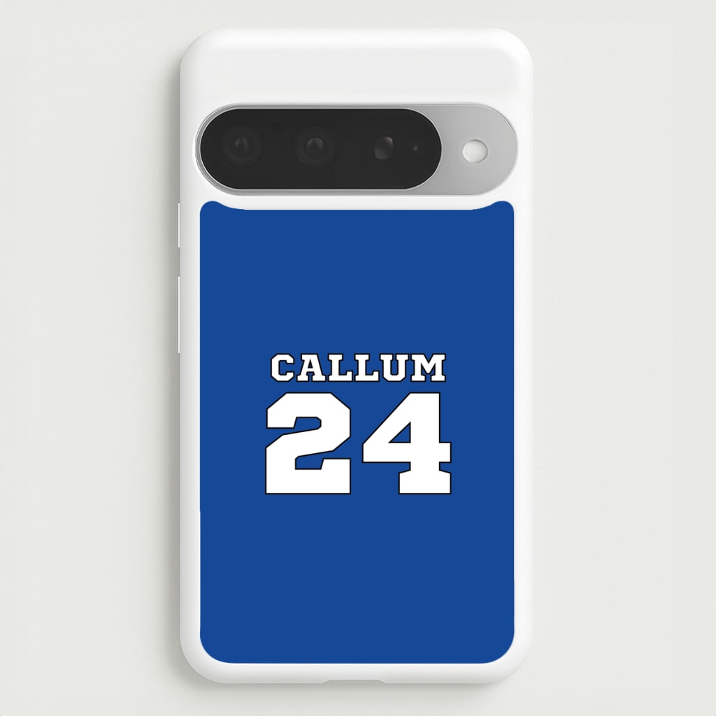 Dark Blue - Personalised Football Phone Case for Google Pixel 10 Pro XL
