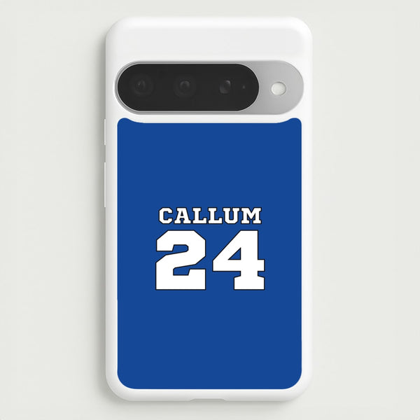 Dark Blue - Personalised Football Phone Case for Google Pixel 10 Pro XL