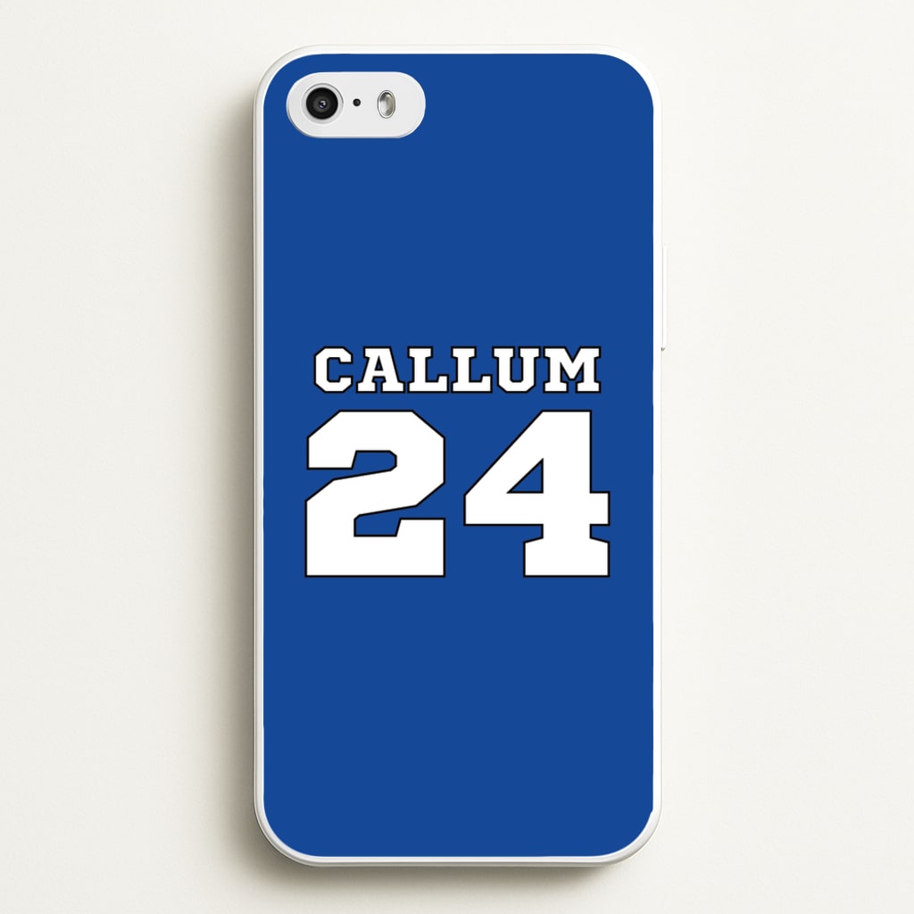 Dark Blue - Personalised Football - Football Phone Case for iPhone 5 / 5s / SE 2016