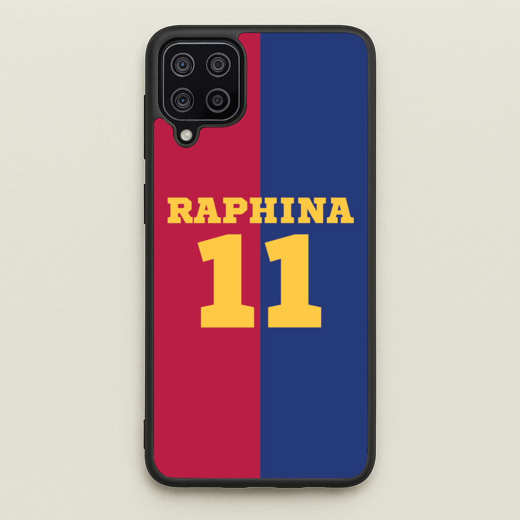 Red And blue - Football Phone Case for Galaxy A12